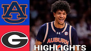 Auburn Tigers vs. Georgia Bulldogs Game Highlights | Jan 18,2025 Men's College Basketball