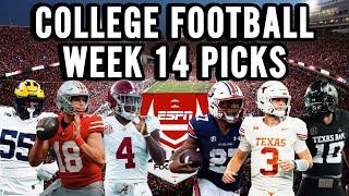 College Football Week 14 Picks & Predictions