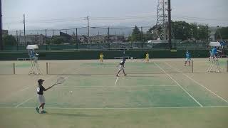 第41回 関東小学生ソフトテニス選手権大会　　　準決勝　　　　　　　　　　　　　　　　　中村・岩田(稲城)　対　原田・井澤(スマイリー)