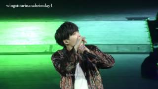 170401 BTS Anaheim day1 CYPHER SUGA focus