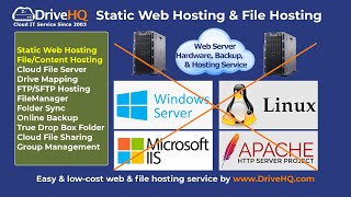 Static Web Hosting \u0026 File/Content Hosting. Host Large Files for Public Download