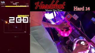 【グルーヴコースター4MAX】「Headshot」Hard PERFECT 手元+画面外部出力