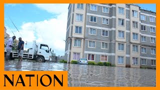 360 Degrees Estate in Syokimau flooded after heavy rains
