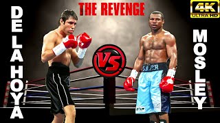 Oscar De La Hoya vs Shane Mosley THE REVENGE | Classic Battle Boxing Full Fight Highlights | 4K HD