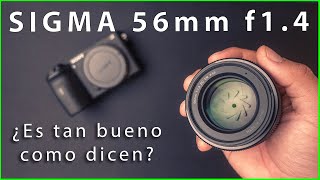 TODO lo que NECESITAS SABER sobre el lente SIGMA 56mm f1.4 📷 (Con ejemplos!)