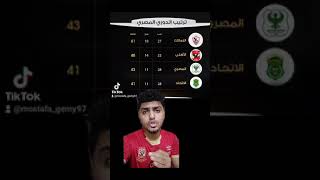 ترتيب الدوري المصري بعد فوز الاهلي على المقاولون العرب
