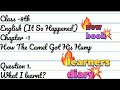 Class-8 / Ch- 1. How the camel got his hump/ English(It So Happened )/Learners Diary/new book /