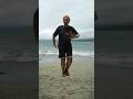 Aksi joget dangdut di pantai santolo garsela #shorts #joget