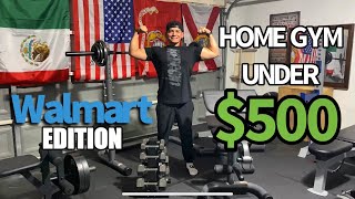 How to BUILD a $500 HOME GYM from Walmart