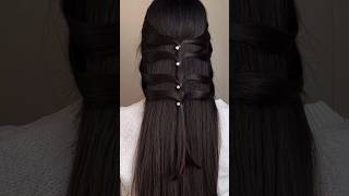 Easy hairstyle#easy hack#simple and trending hairstyle