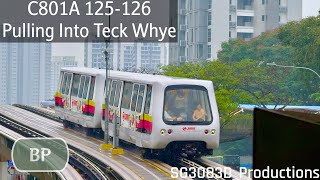 [SMRT][Retrofitted By 2026] BDR C801A [125-126] - Pulling Into BP4 Teck Whye (BPLRT)