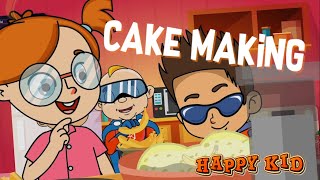 ஹாப்பிக்கிட் | தமிழ் | Happy Kid | Tamil | Episode 13 | Cake Making | Chutti TV | BMG