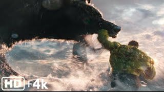 Hulk vs Fenris Wolf - Fight Scene - Thor Ragnarok (2017) Movie CLIP HD+4k