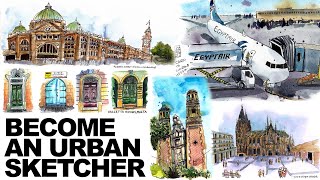 Get Started With Urban Sketching NOW! // 5 Practical Steps 👣
