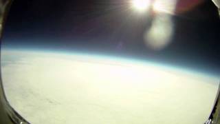 Space Balloon - GoPro filming from the Stratosphere