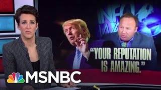 Donald Trump Defies Decency For Conspiracy Fringe | Rachel Maddow | MSNBC