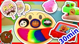 アンパンマン おもちゃ スライム パン工場 水遊び 人気動画 連続再生 まとめ❤ アニメキッズ animekids Anpanman Toy