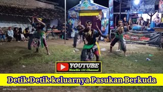 Detik Detik keluarnya Pasukan Tarian pembuka Jaranan Turonggo tresno mudo budoyo||TTMB ORIGINAL