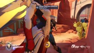 Overwatch: Mercy and Friendly Enemy Pharah... but Ana Disapproves?