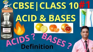 Class 10| Acid and base | What are Acid and Bases| Introduction| By Abhijeet Sir