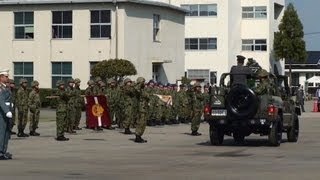 陸上自衛隊富山駐屯地 巡閲・観閲行進 [創立50周年記念式典] 2012.10.21