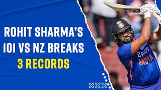 Rohit Sharma Century: Rohit Sharma hits ODI hundred after 3 years - 3 Records He broke