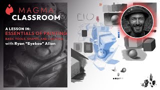 How to Paint Shapes & Lighting | Magma Classroom LIVE with Ryan Allan