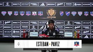 #ConexiónMonumental | Conferencia de prensa - Esteban Pavez