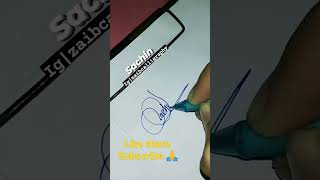 signature sachin name || #shorts #short