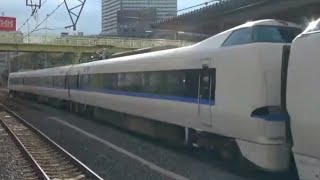 【６８１系】特急サンダーバード２５号金沢行き６８３系＋６８１系Ｖ１４編成、新大阪駅４番線に到着！！