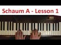 Schaum A - The Red Book - Piano Lesson 1 - Piano Course Continued