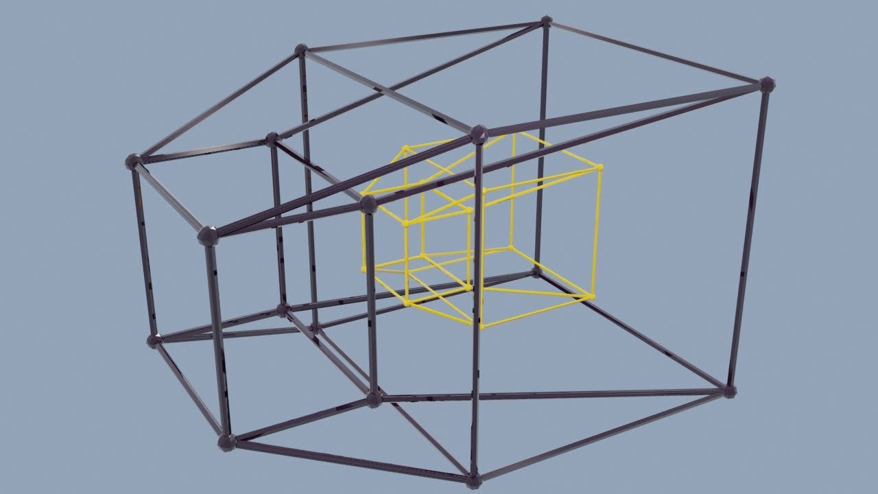 DiegoDCvids - 4D Hypercubes Tesseract (Two 4Ds) - YouTube