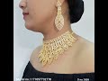 cz choker necklace 24 ct gold plated premium bridal set manufacturers u0026 exporters of cz jewellery