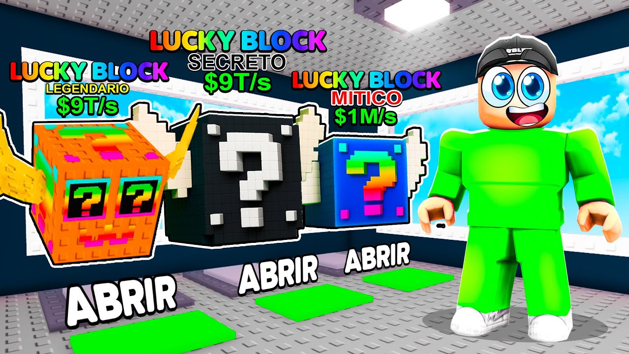 Abriendo Lucky Blocks De Brainrots Secretos En Roba Un Brainrot