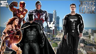 GTA 5 - Justice League Vs Superman | Epic Full Battle!!