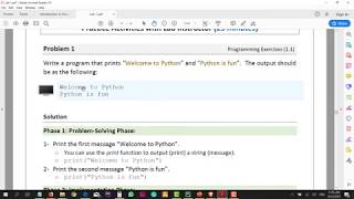 CPIT110 Lab 1 (#1) - Getting Started with Python I - Part 1 of 2