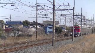 2015/03/05　東北本線　栗橋－東鷲宮　JR東日本　EF81-95（田端）＋E26系PC（尾久）　『カシオペア』