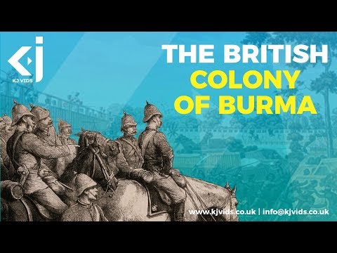 Why did the British colonized Burma?