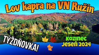 5-dňová výprava na VN Ružín, Lov kapra v jeseni, Ružín - Kozinec, 4k #fishingvideo #carp