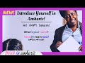 Introduce Yourself in Amharic!  - NEW VIDEO! #አማርኛ #እንግሊዘኛ