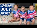 Tie Dye 4th of July Flag Shirts | How to Tie Dye with Toddlers