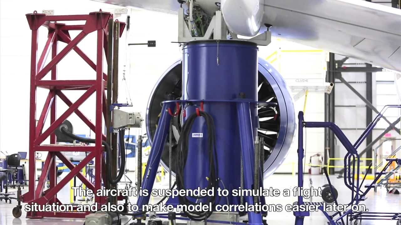 CSeries Ground Vibration Test (GVT) - YouTube