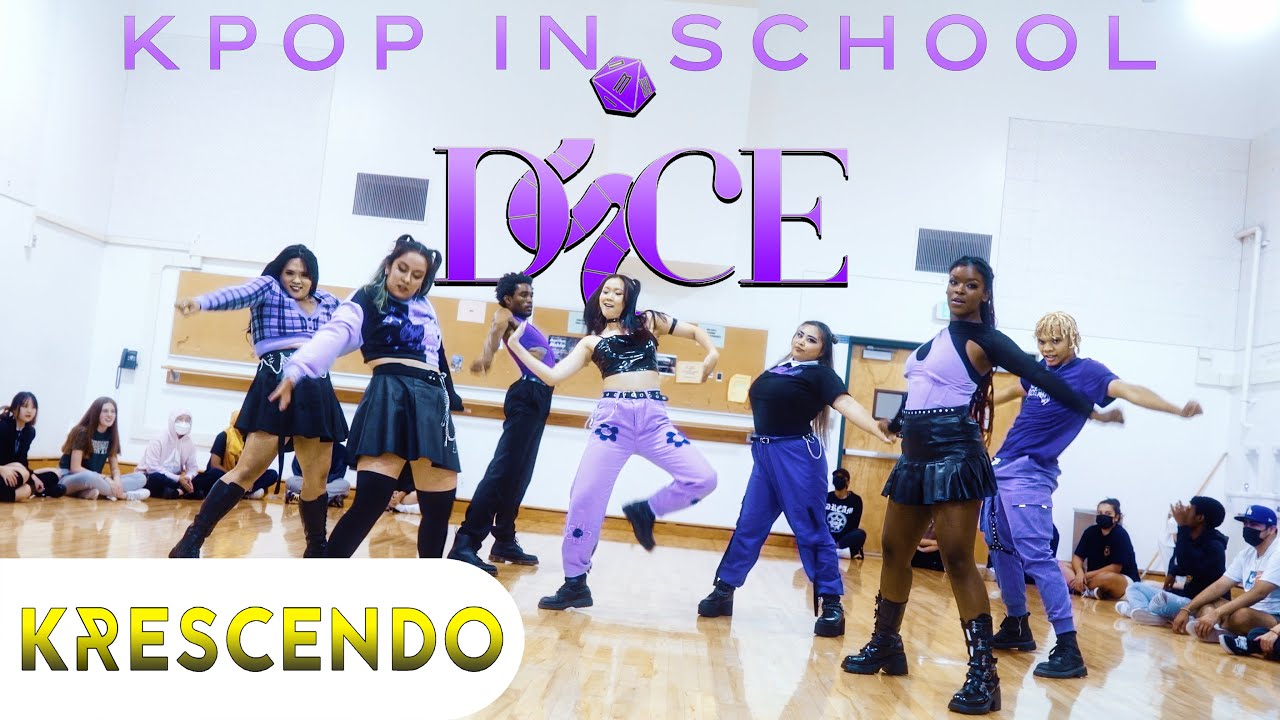 Kpop In School One Take Nmixx Dice Dance Cover Krescendo