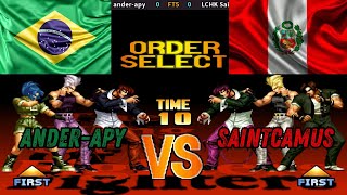 KOF 97 (ander-apy) VS (LCHK Saint Camus) FT 5 FIGHTCADE 2