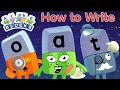 How to say and write letters | Learn Phonics | @officialalphablocks