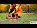 How to start a Husqvarna petrol brushcutter