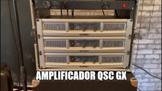 amplificador QSC GX conexion en cadena/Daisy Chain