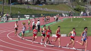 2017.4.16西日本記録会「一般男子5000m」（鞘ケ谷競技場）