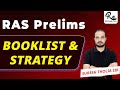 Complete Strategy For RAS Exam 2024-25/RAS Exam Strategy&Booklist/Booklist for RAS Exam/RAS Pre 2024