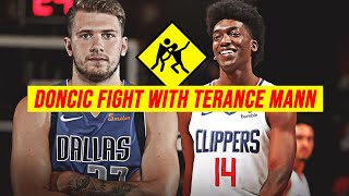 Luka Doncic Wanna Fight Rookie Terance Mann After Disrespect! Mavericks vs Clippers